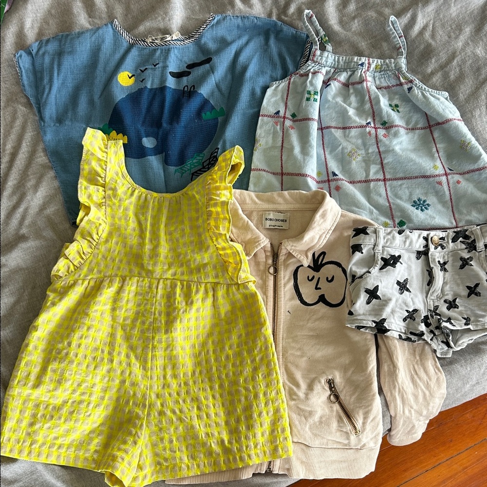 Bobo Choses + Zara Colorful Kids Clothing Set